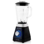 Orbegozo BV 6400 Batidora de Vaso Acero Inoxidable - Potente Motor 500W - Jarra de Cristal 1L - Cuchillas de Titanio - 2 Velocidades + Pulse - Sistema de Seguridad - Ideal para Smoothies y Cocteles - Imagen 2
