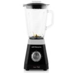 Orbegozo BV 6400 Batidora de Vaso Acero Inoxidable - Potente Motor 500W - Jarra de Cristal 1L - Cuchillas de Titanio - 2 Velocidades + Pulse - Sistema de Seguridad - Ideal para Smoothies y Cocteles - Imagen 4