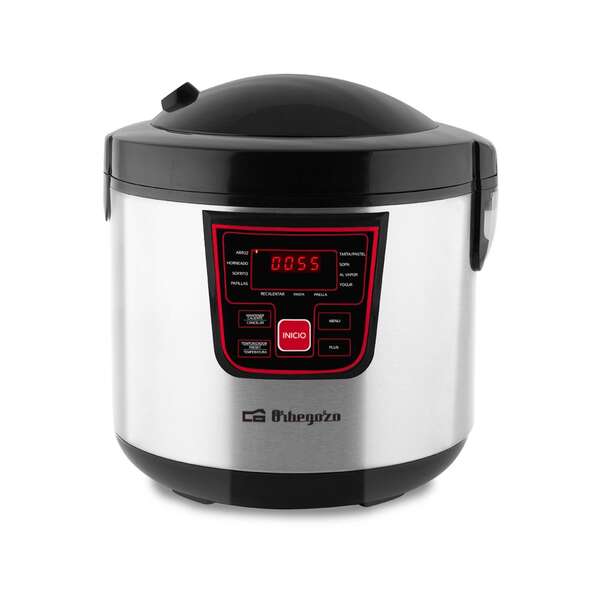 247377_1 Orbegozo MCP 6000 Cocina Programable - Disfruta de Recetas Profesionales en Casa con Esta Maquina Versatil y Facil de Usar - 11 Programas Preinstalados - Acabado Inoxidable - Cubeta Antiadherente - Imagen 1