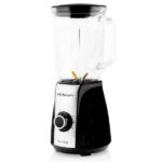 Orbegozo BV 6575 Batidora de Vaso Acero Inoxidable - Potente Motor 600W - Jarra de Cristal 15L - Cuchillas de Titanio - 5 Velocidades + Pulse - Seguridad en su Uso - Imagen 2
