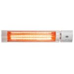 Orbegozo PHF 50 Estufa Infrarrojos - Calor Instantaneo y Eficiente para Interior y Exterior - Potencia de 2000W - IP-55 Resistente - Mando a Distancia - Silenciosa