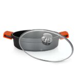 Orbegozo CDB 1028 Cacerola Baja de Aluminio Fundido - Versatilidad y Seguridad en la Cocina - Antiadherente Libre de Pfoa - Apta para Todo Tipo de Fuegos - Capacidad 4.2 L - Imagen 2