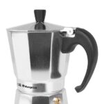 Orbegozo KF 600 Cafetera Italiana Placentera y Segura - Capacidad para 6 Tazas - Mango Ergonomico - Valvula de Seguridad - Facil Limpieza - Compatible con Gas - Electricidad y Vitroceramica - Imagen 3