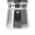 Orbegozo KF 600 Cafetera Italiana Placentera y Segura - Capacidad para 6 Tazas - Mango Ergonomico - Valvula de Seguridad - Facil Limpieza - Compatible con Gas - Electricidad y Vitroceramica - Imagen 4