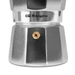Orbegozo KF 300 Cafetera de Aluminio para 3 Tazas - Prepara Cafe Delicioso en Minutos en Cualquier Cocina - Mango Ergonomico y Valvula de Seguridad para Mayor Comodidad y Tranquilidad - Imagen 4