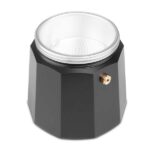 Orbegozo KFM 930 Cafetera de Aluminio Aromas en Familia - Capacidad para 9 Tazas - Utilizable en Cocinas a Gas - Electricas y Vitroceramica - Mango Ergonomico - Facil Limpieza - Valvula de Seguridad - Imagen 5