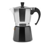 Orbegozo KFM 630 Cafetera de Aluminio - Prepara 6 Tazas de Cafe en Minutos - Mango Ergonomico para un Manejo Seguro - Valvula de Seguridad para Tranquilidad - Imagen 2