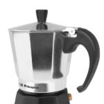 Orbegozo KFM 630 Cafetera de Aluminio - Prepara 6 Tazas de Cafe en Minutos - Mango Ergonomico para un Manejo Seguro - Valvula de Seguridad para Tranquilidad - Imagen 3