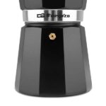 Orbegozo KFN 1210 Cafetera de Aluminio Negra - Capacidad para 12 Tazas - Mango Ergonomico - Valvula de Seguridad - Facil de Limpiar - Diseño Atractivo - Imagen 4