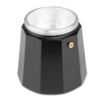 Orbegozo KFN 1210 Cafetera de Aluminio Negra - Capacidad para 12 Tazas - Mango Ergonomico - Valvula de Seguridad - Facil de Limpiar - Diseño Atractivo - Imagen 5