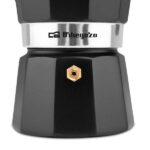 Orbegozo KFN 310 Cafetera de Aluminio Negra - Prepara 3 Tazas de Cafe en Segundos - Mango Ergonomico para Mayor Seguridad - Valvula de Seguridad - Facil Limpieza - Ideal para Casa U Oficina - Imagen 3