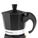 Orbegozo KFN 310 Cafetera de Aluminio Negra - Prepara 3 Tazas de Cafe en Segundos - Mango Ergonomico para Mayor Seguridad - Valvula de Seguridad - Facil Limpieza - Ideal para Casa U Oficina - Imagen 5