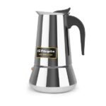 Orbegozo KFI 960 Cafetera de 9 Tazas para Disfrutar en Familia - Maximo Aroma en Cualquier Tipo de Fuego - Asa Ergonomica y Facil Limpieza - Imagen 2