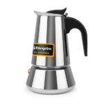 Orbegozo KFI 460 Cafetera de Acero Inoxidable Resistente y Versatil - Capacidad para 4 Tazas - Apta para Todo Tipo de Fuegos - Asa Ergonomica - Maximo Aroma - Lavavajillas - Imagen 2