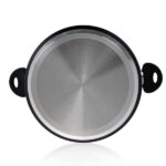Orbegozo CFM 2028 Fundicook Cacerola de Aluminio Forjado con Capacidad de 5.09L - Antiadherente - Facil Limpieza - Mango Ergonomico y Tapa de Cristal Templado - Imagen 4