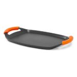 Orbegozo GDB 3600 Plancha Grill de Aluminio Fundido - Recubrimiento de Piedra Antiadherente - Asas de Goma Extraibles - Apto para Lavavajillas - Diseño Ergonomico - Imagen 2