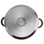 Orbegozo HPL 12070 Olla Clasica a Presion - Capacidad 12 Litros - Triple Seguridad - Sistema de Cierre Progresivo - Apta para Todo Tipo de Fuegos - Asas Laterales Seguras - Imagen 5