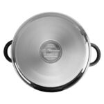 Orbegozo HPL 8070 Olla Clasica a Presion - Capacidad 8 Litros - Triple Seguridad - Regulacion de Presion Interna - Fondo Sandwich - Asas Laterales - Acero Inoxidable 18/10 - Imagen 5