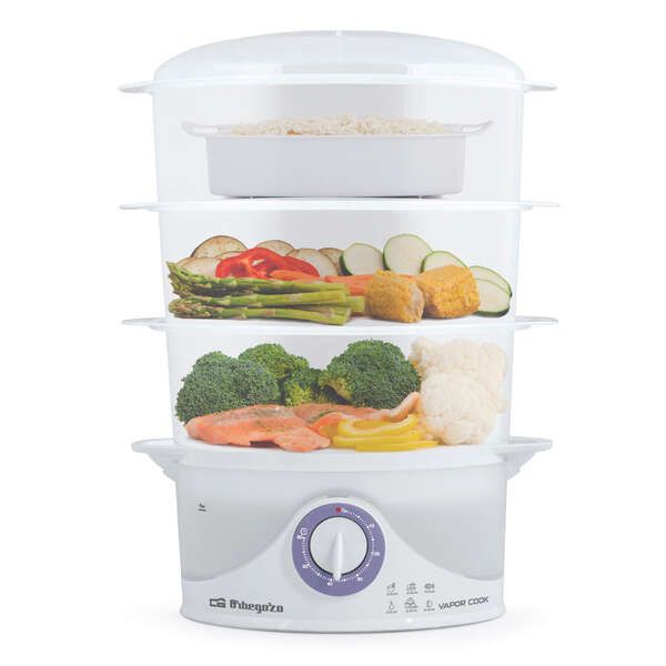 248372_1 Orbegozo CO 4015 Vaporera Multifuncional - Cocina Saludable y Completa en un Solo Equipo - Temporizador de 60 Minutos - Capacidad de 9 Litros - Libre de Bisfenol a - Potencia de 800W - Imagen 1