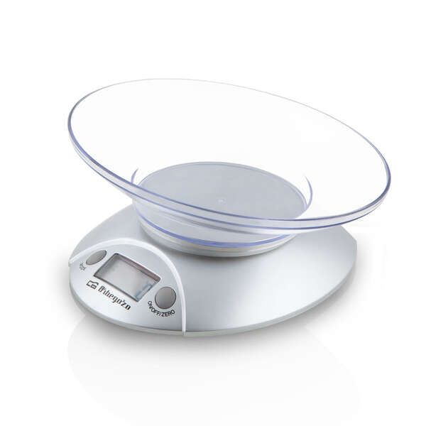 248392_1 Orbegozo PC 1009 Bascula de Cocina Electronica - Display LCD - BOL Transparente - Capacidad 3Kg - Precision 1g - Unidades Gr/Kg/Oz/Lb - Bateria Incluida - Imagen 1