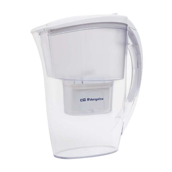 248422_1 Orbegozo JR 3025 Jarra Purificadora de Agua - Tres Cartuchos Filtrantes - Capacidad Total de 2.4 Litros - Indicador de Vida del Filtro - Diseño Ergonomico y Practico - Imagen 1