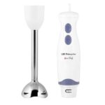 Orbegozo BT 1320 Batidora-Picadora Versatil - Potente Motor 400W - Hoja de Acero Inoxidable - Mango Ergonomico - Vaso Mezclador 600ml - Picador Universal 500ml - Anilla para Colgar - Imagen 4