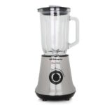 Orbegozo BV 3500 Batidora de Vaso Saludable - Jarra de Cristal 1.5L - Cuchilla Acero Inoxidable - 2 Velocidades - Potencia 500W - Imagen 2