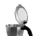 Orbegozo KFE 660 Cafetera Italiana Electrica Comparte Diversion con 6 Tazas de Cafe Caliente en Minutos Potencia 480W - Apagado Automatico - Tapadera con Ventana - Base de Toque Frio y Rotacion 360º - Imagen 3