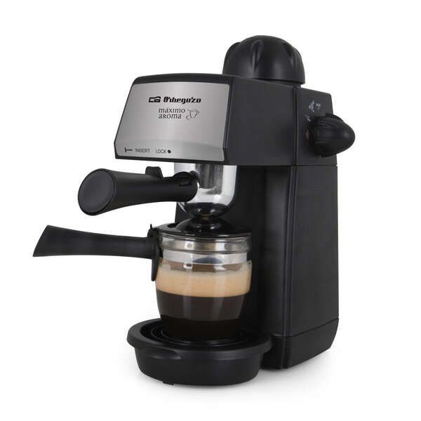248627_1 Orbegozo EXP 4600 Cafetera a Presion - Innovacion en tu Cocina para Disfrutar de un Cafe Delicioso y Rapido - Presion de 5 Bares - Bandeja de Goteo Extraible - Vaporizador para Capuccino - Imagen 1