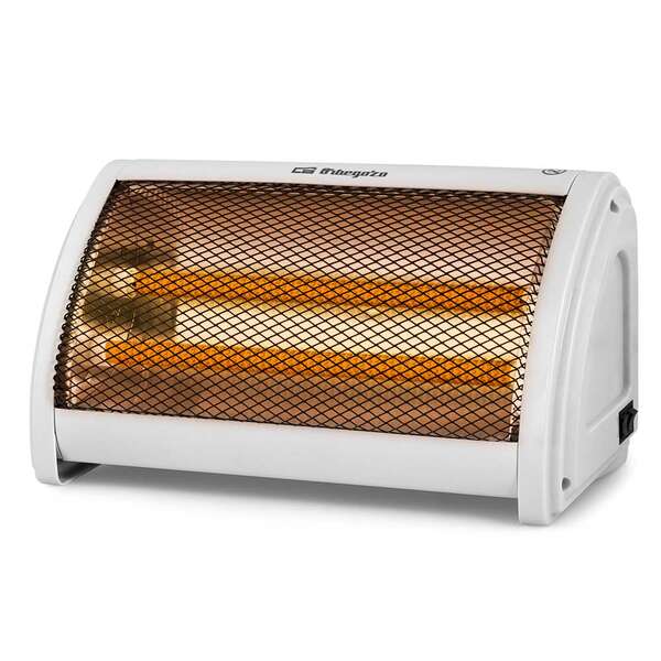 248842_1 Orbegozo BP 3200 Estufa Ceramica Calor Instantaneo - Potencia 1000W - Dos Niveles de Calor - Asa de Transporte - Seguridad Antivuelco - Compacta y Eficiente - Imagen 1