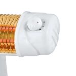 Orbegozo BP 5003 a Estufa de Cuarzo Intenso - Potencia de 1200W - 2 Niveles de Calor - Sistema de Seguridad Antivuelco - Diseño Horizontal Orientable - Imagen 5