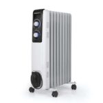 Orbegozo RF Radiador de Aceite Confort Total - Potencia Ajustable - Diseño Moderno y Elegante - Alta Inercia Termica - Facil de Transportar - Seguro y Silencioso