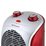 Orbegozo FH 5026 Calefactor Confort Rojo - Potencia de 2200W - Proteccion contra Sobrecalentamiento - Funcion de Oscilacion de 90° - Control Ajustable de Temperatura - Seguridad Antivuelco - Imagen 4