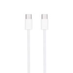 Nanocable Cable USB-C 2.0 60W 3A - USB-C/M-USB-C/M - 2m - Color Blanco - Imagen 2
