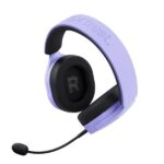 Trust GXT490 Fayzo Auriculares Gaming 7.1 USB 2.0 con Microfono Flexible y Desmontable - Iluminacion RGB - Diadema Ajustable - Controles de Facil Acceso - Cable de 2m - Color Morado - Imagen 2