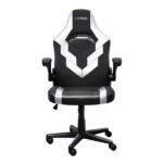 Trust GXT 703W Riye Silla Gaming - Reposabrazos - Ruedas de Nylon - Piston de Gas Clase 4 - Base Metal - Peso Max. 140Kg - Color Negro/Blanco - Imagen 3