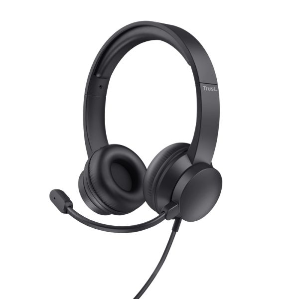 250537_1 Trust Auriculares Ayda para PC - Diadema Ajustable - Mando de Volumen Supraaural - Microfono Plegable - Conexion de Audio de 3.5 mm - Sensibilidad Del Microfono 95Db - Imagen 1