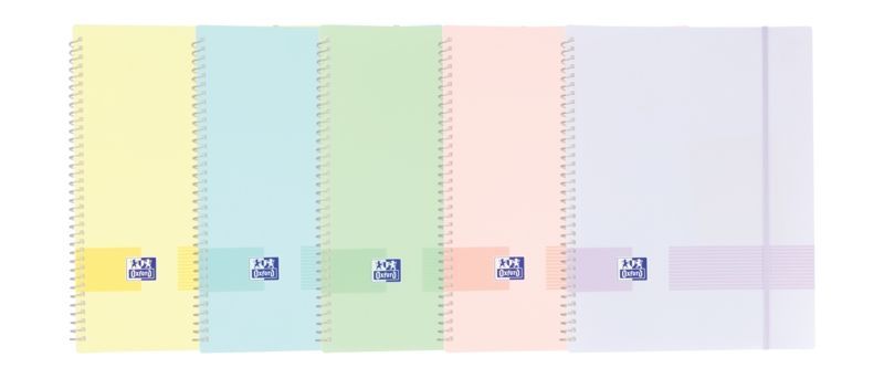 253277_1 Oxford Live & Go A4 Carpeta de Fundas - Tapa de Plastico Opaco - Espiral 30 Fundas - Colores Surtidos - Imagen 1