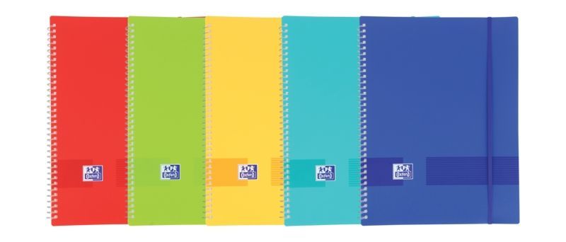 253302_1 Oxford Live & Go A4 Carpeta de Fundas Espiral - Tapa de Plastico Opaco - 20 Fundas - Imagen 1