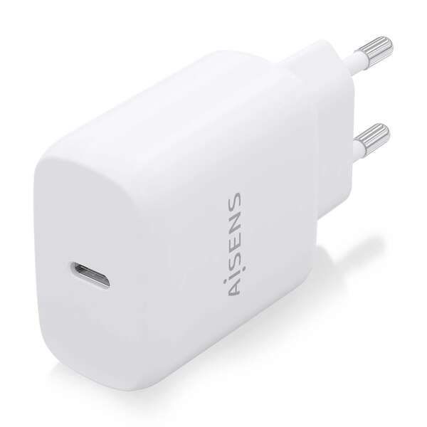 260897_1 Aisens Cargador USB-C PD3.0 1 Puerto 1xUSB-C 25W - Color Blanco - Imagen 1