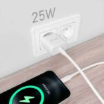 Aisens Cargador USB-C PD3.0 1 Puerto 1xUSB-C 25W - Color Blanco - Imagen 5