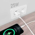 Aisens Cargador Gan 25W - 1xUSB-C PD3.0 QC4.0 - Color Blanco - Imagen 5