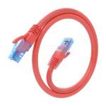 Aisens Cable de Red Latiguillo RJ45 Cat.6 UTP AWG26 CCA - 25cm - Color Rojo - Imagen 2