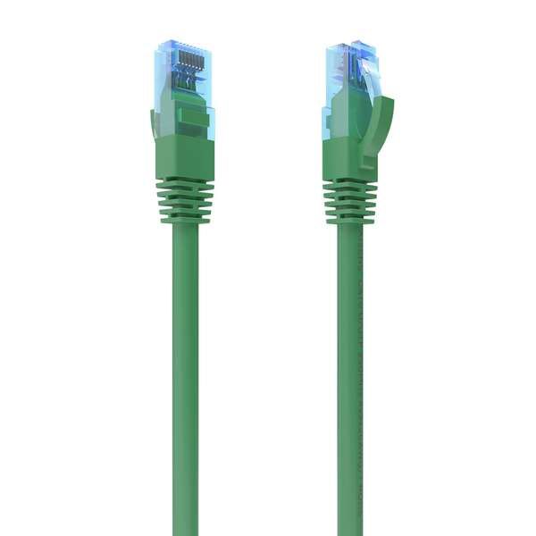 261222_1 Aisens Cable de Red Latiguillo RJ45 Cat.6 UTP AWG26 CCA - 25cm - Color Verde - Imagen 1