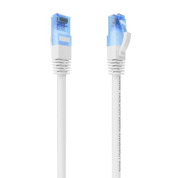 261302_1 Aisens Cable de Red Latiguillo RJ45 Cat.6 UTP AWG26 CCA - 2.0m - Color Blanco - Imagen 1