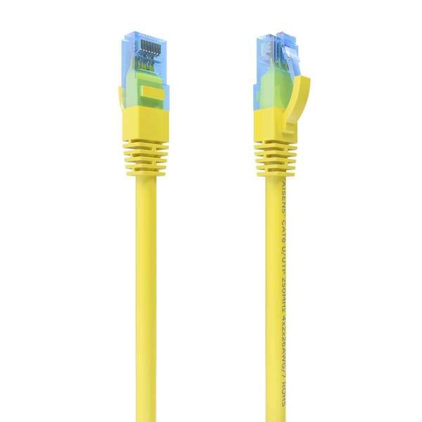 261362_1 Aisens Cable de Red Latiguillo RJ45 Cat.6 UTP AWG26 CCA - 1.0m - Color Amarillo - Imagen 1