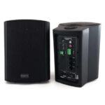 Approx Altavoces Autoamplificados 60W RMS Bluetooth - RCA, Jack 3.5mm, 5 Pin - Incluye Soportes de Pared - Color Negro - Imagen 2