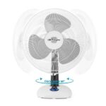 Orbegozo TF 0123 Ventilador de Sobremesa - Potente Flujo de Aire Uniforme - Diseño Moderno y Estilizado - Funcion de Oscilacion y Regulable en Inclinacion - Silencioso y Seguro - Imagen 3