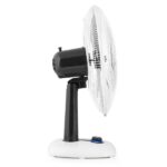 Orbegozo TF 0123 Ventilador de Sobremesa - Potente Flujo de Aire Uniforme - Diseño Moderno y Estilizado - Funcion de Oscilacion y Regulable en Inclinacion - Silencioso y Seguro - Imagen 4