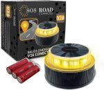 SOS Road Baliza de señalizacion de emergencia en carretera V16, homologada por la DGT, con GPS y SIM integrada, conectividad DGT 3.0, visibilidad 1 km, base magnetica, proteccion IP54 - Imagen 2